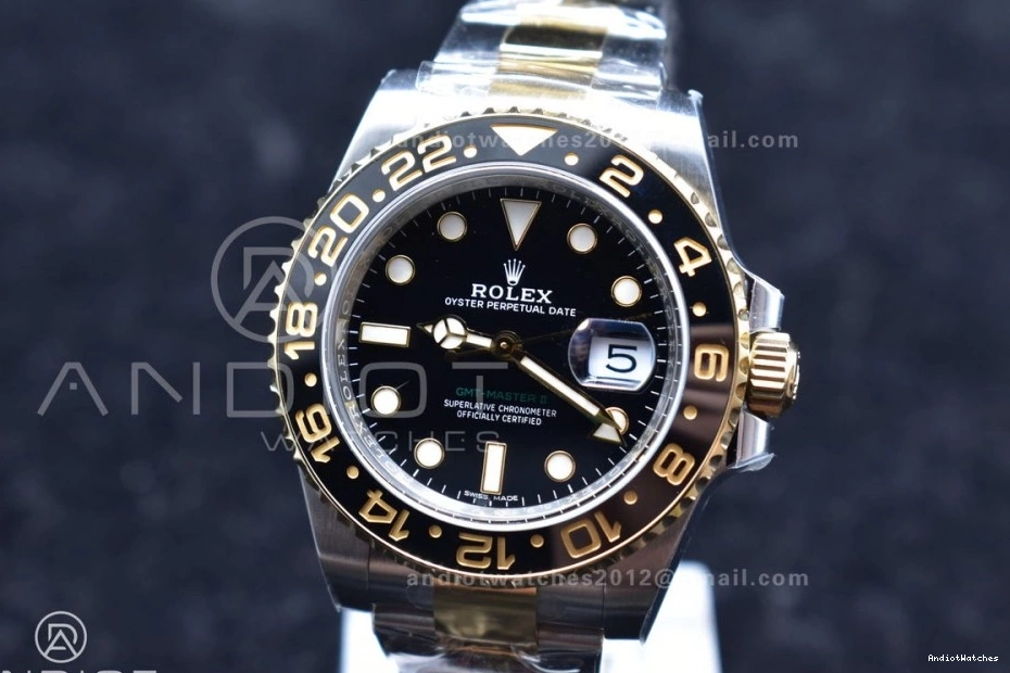 Best GMT-Master Edition Clean 904L VR Versatile Two Tone 116713 1:1 II Steel SS YG 871 1112